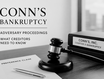 Conn’s bankruptcy adversary proceedings and preference clawback defense for creditors